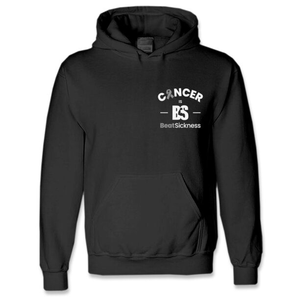 Beat Sickness Cancer Hoodie - Small Logo