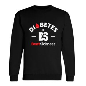 A black sweatshirt with the word " beat sickness ".