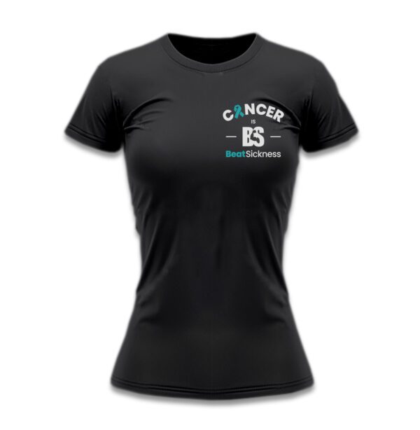 Cancer Women T-Shirt Black